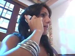 Husband left her alone, so she called a male escort